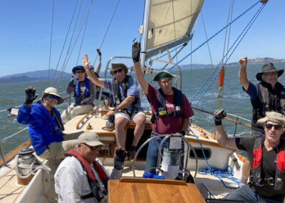 The captains of Pegasus Voyages