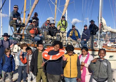 Warmly Dressed Kids, Ready to Set Sail